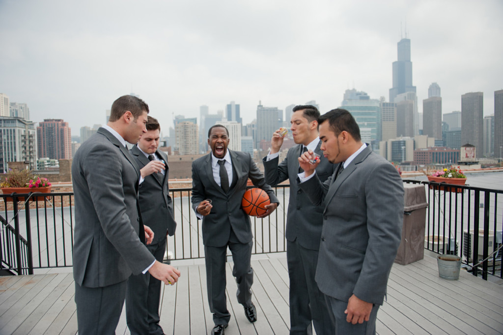 Chicago Skyline Wedding Photography