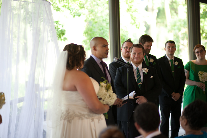 Outdoor Lincoln Park Zoo Wedding Ceremony