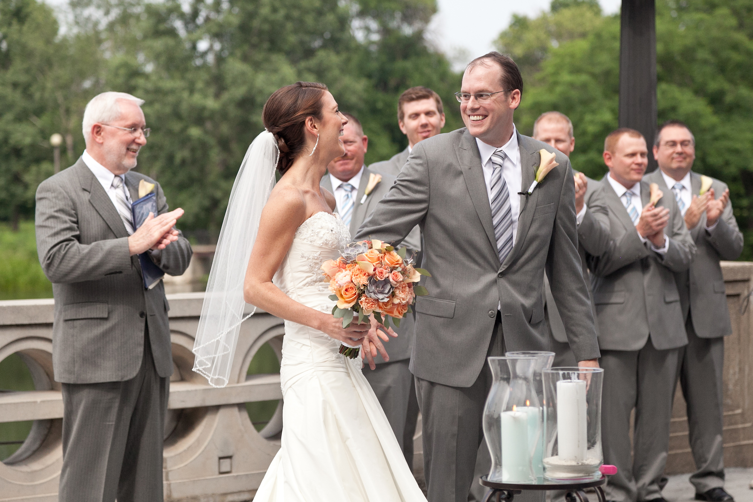 Wedding at the Humboldt Park Boathouse