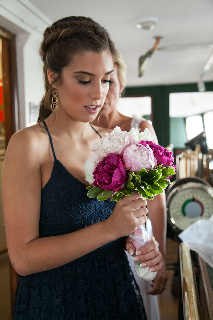 Columbia Yacht Club Boat Wedding