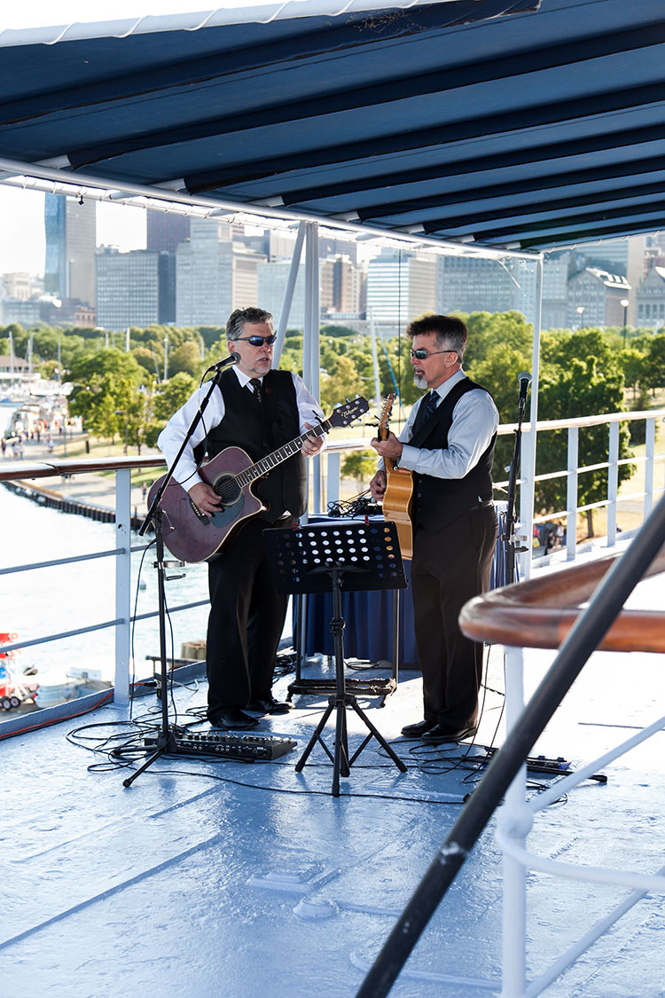 Chicago Lake Michigan Wedding on Boat