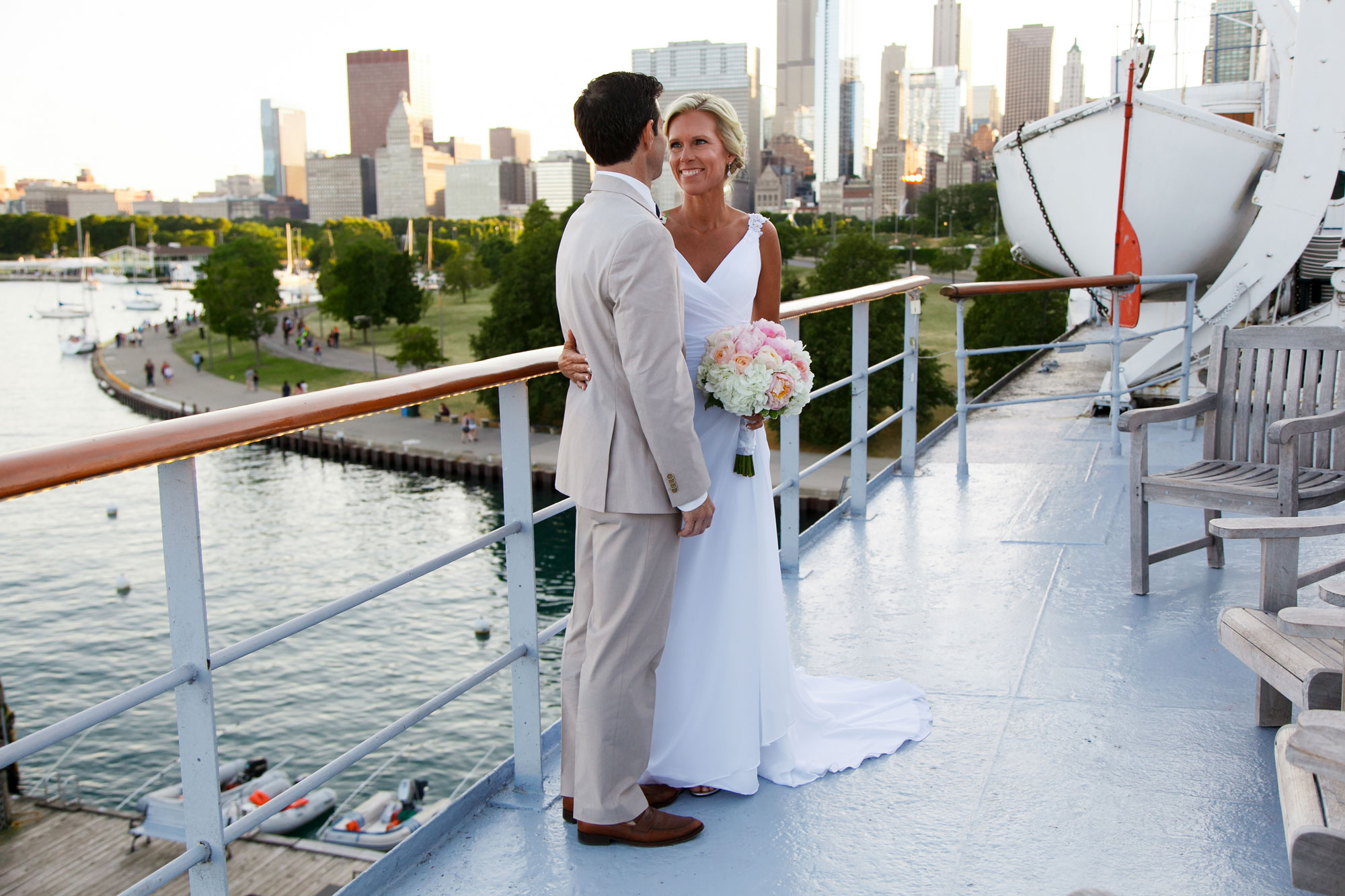 Wedding at the Columbia Yacht Club