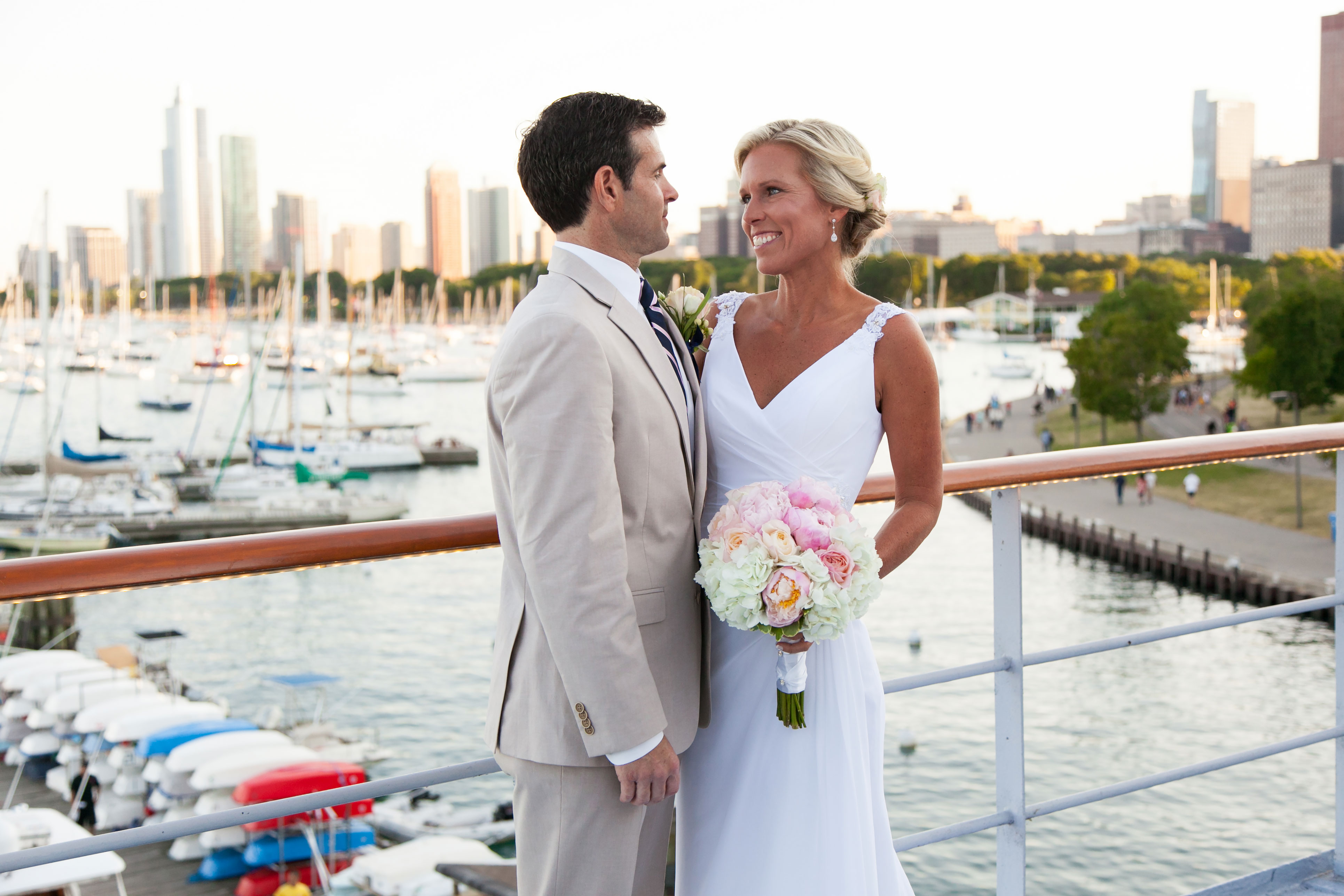 Wedding at the Columbia Yacht Club