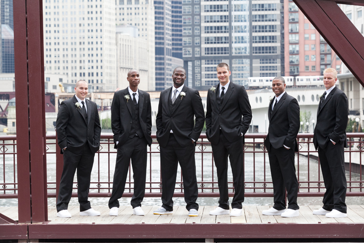 Chicago Kinzie Street Bridge Wedding Photography