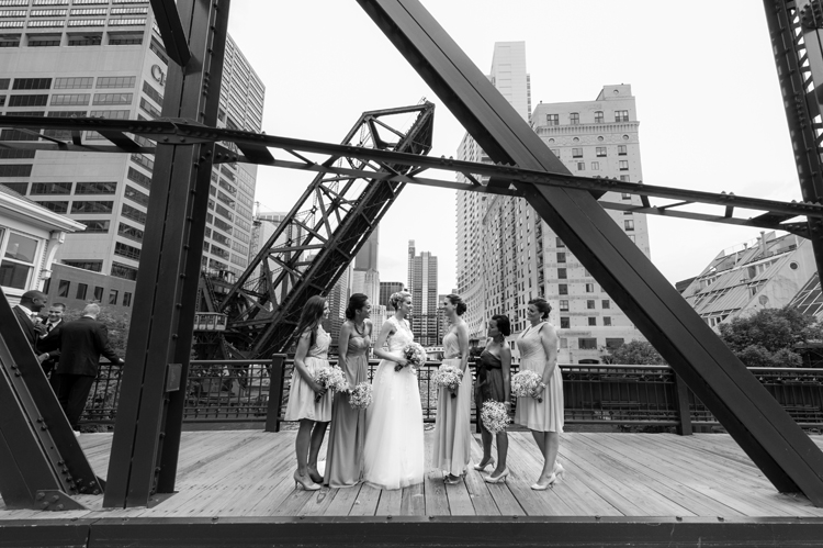 Kinzie Street Bridge Wedding Photography