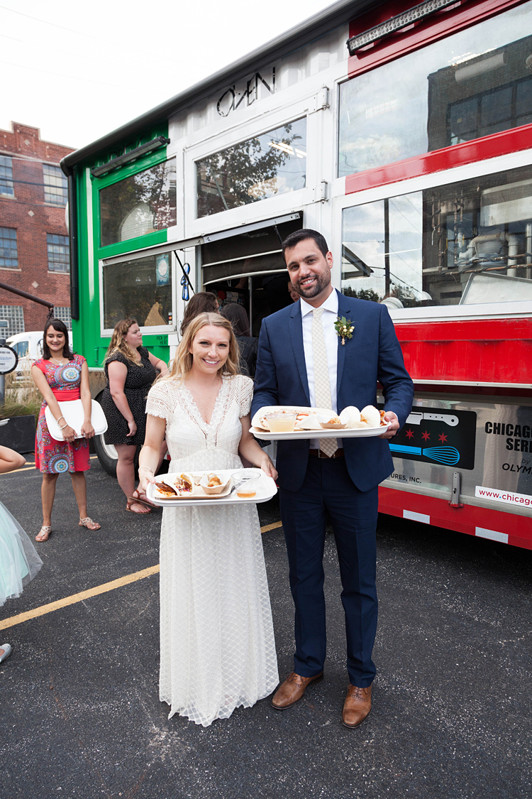 Chicago Food Truck's at Hive on Hubbard Wedding