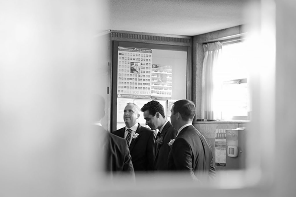 Groomsmen Getting Ready for Wedding Ceremony in Chicago