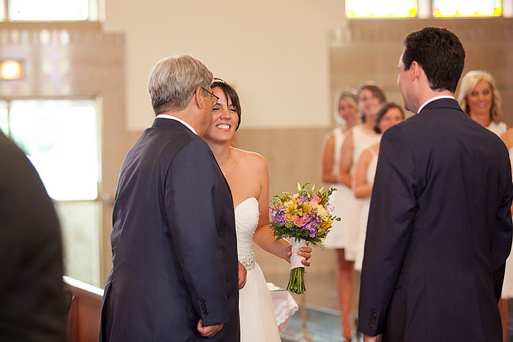 Catholic Wedding Ceremony at St. Christina's Church